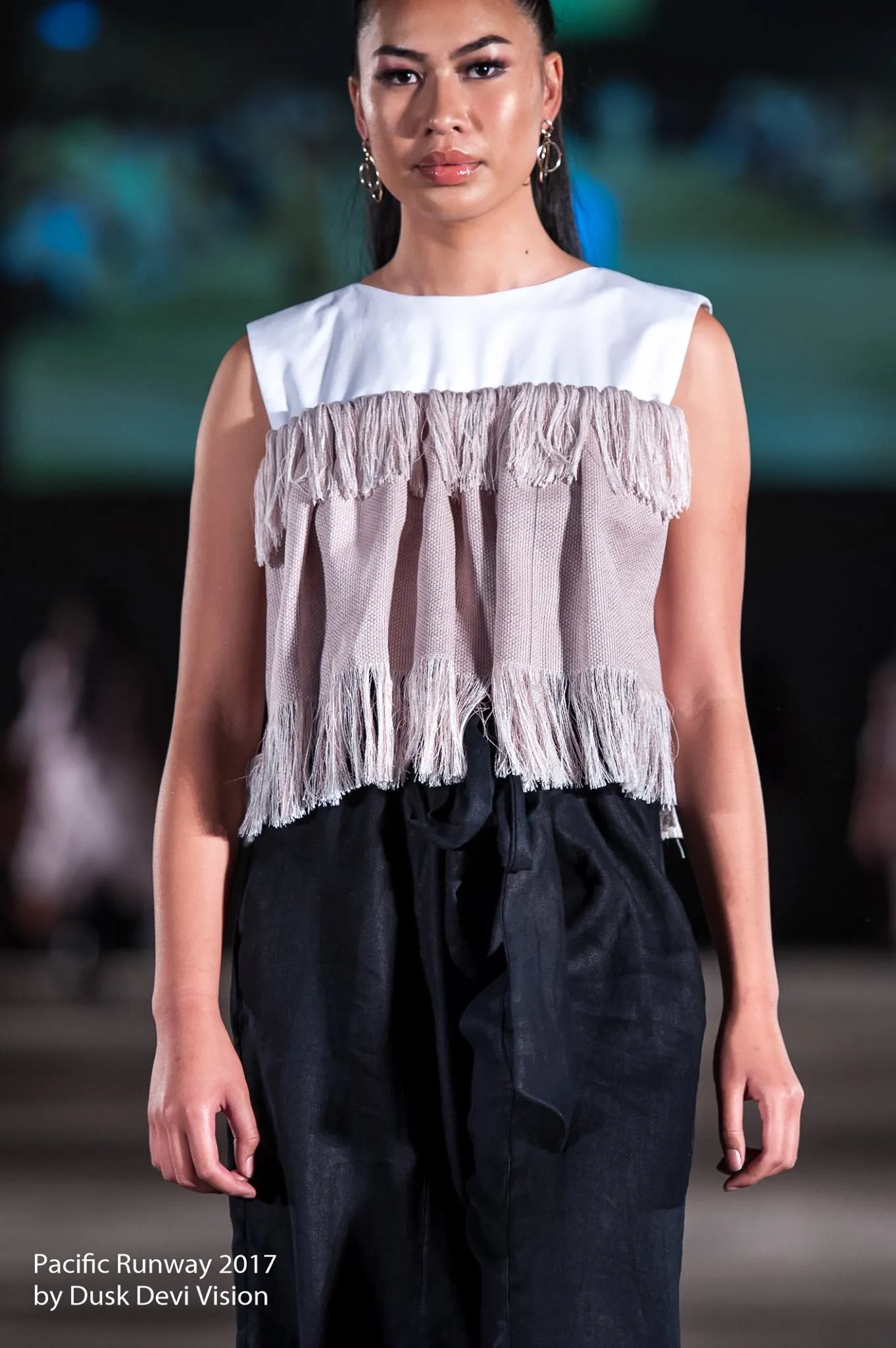 ABEBE FRINGE TOP