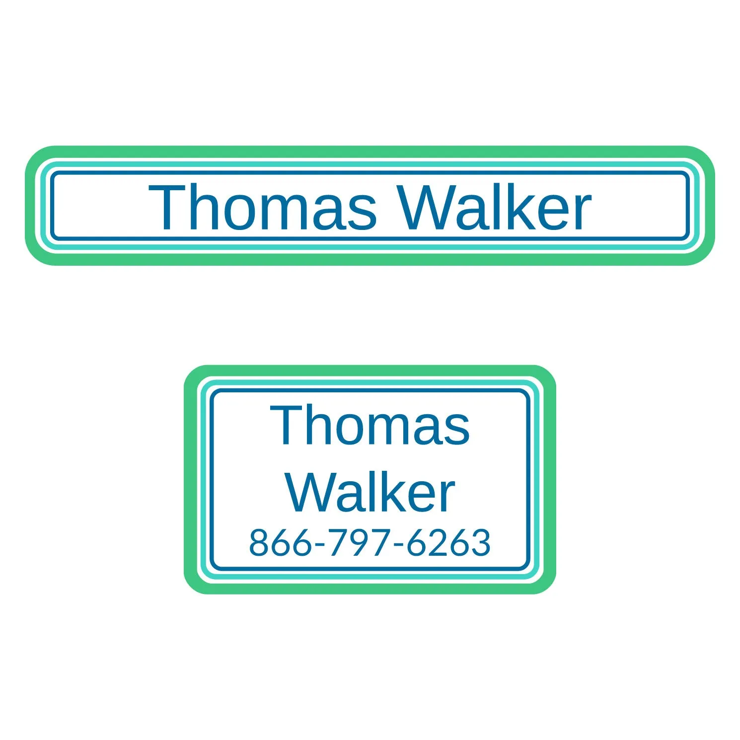 Bands Iron-On Clothing Labels Pack