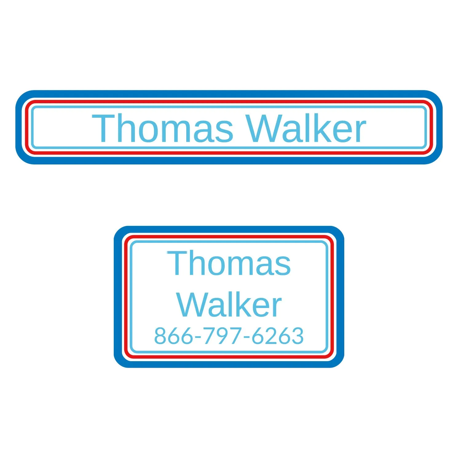 Bands Iron-On Clothing Labels Pack