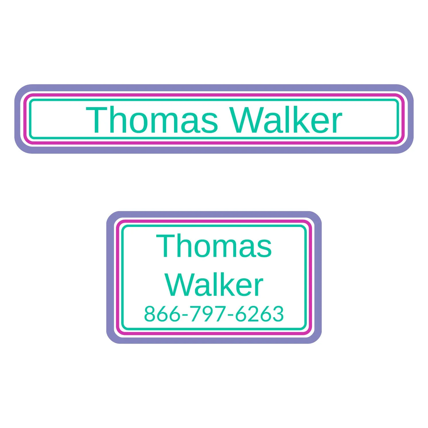 Bands Iron-On Clothing Labels Pack