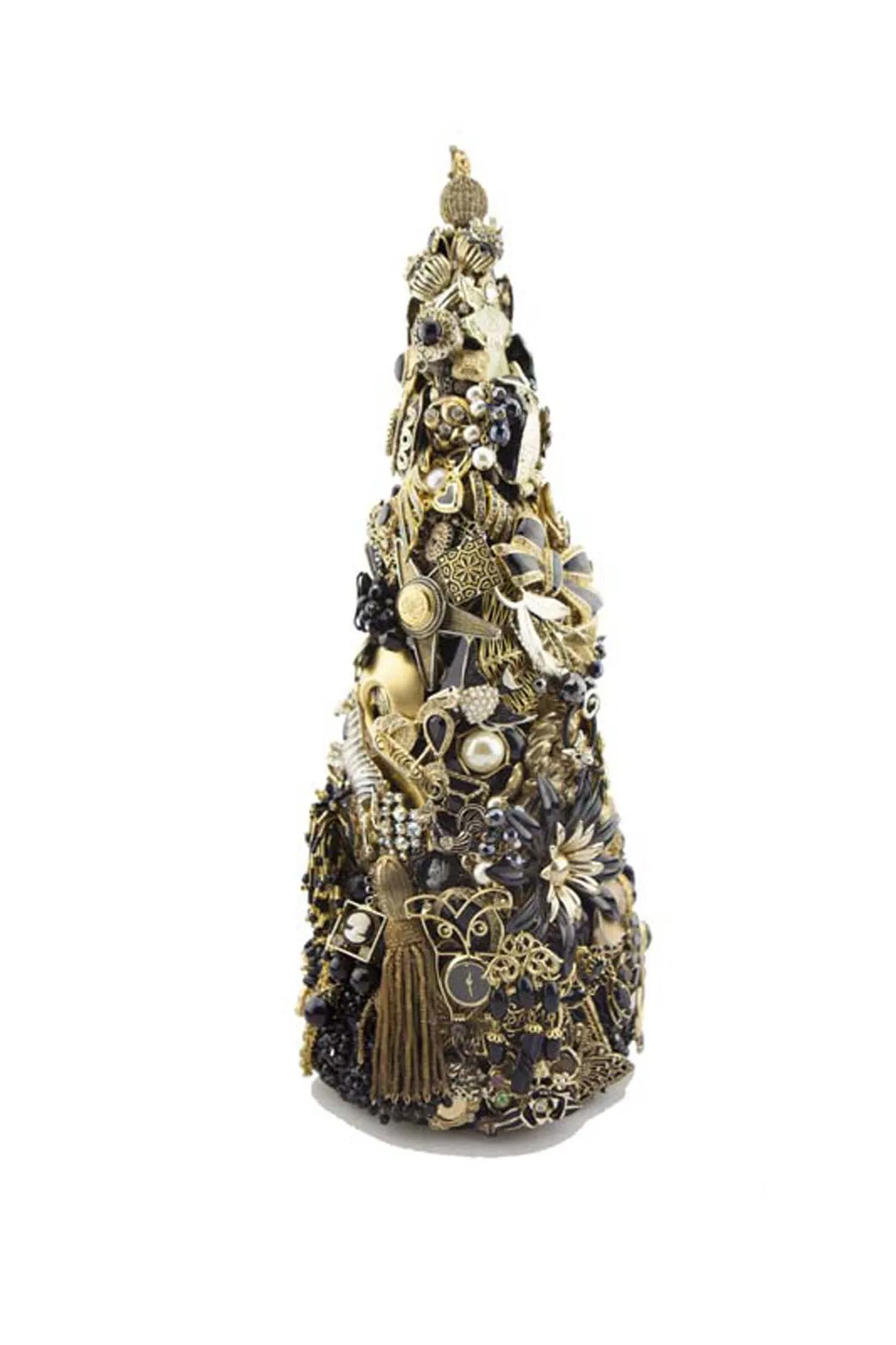 Beyond The Jewel Box-15" Tree/Gold & Black