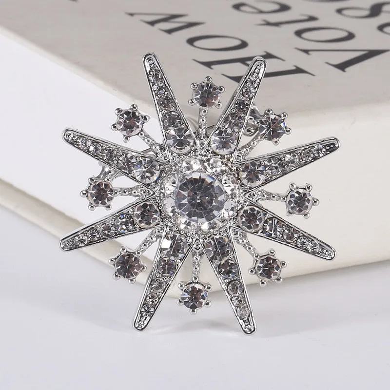 Classic Fashion Enamel Baroque Cross Pearl Brooches Pins Women Men