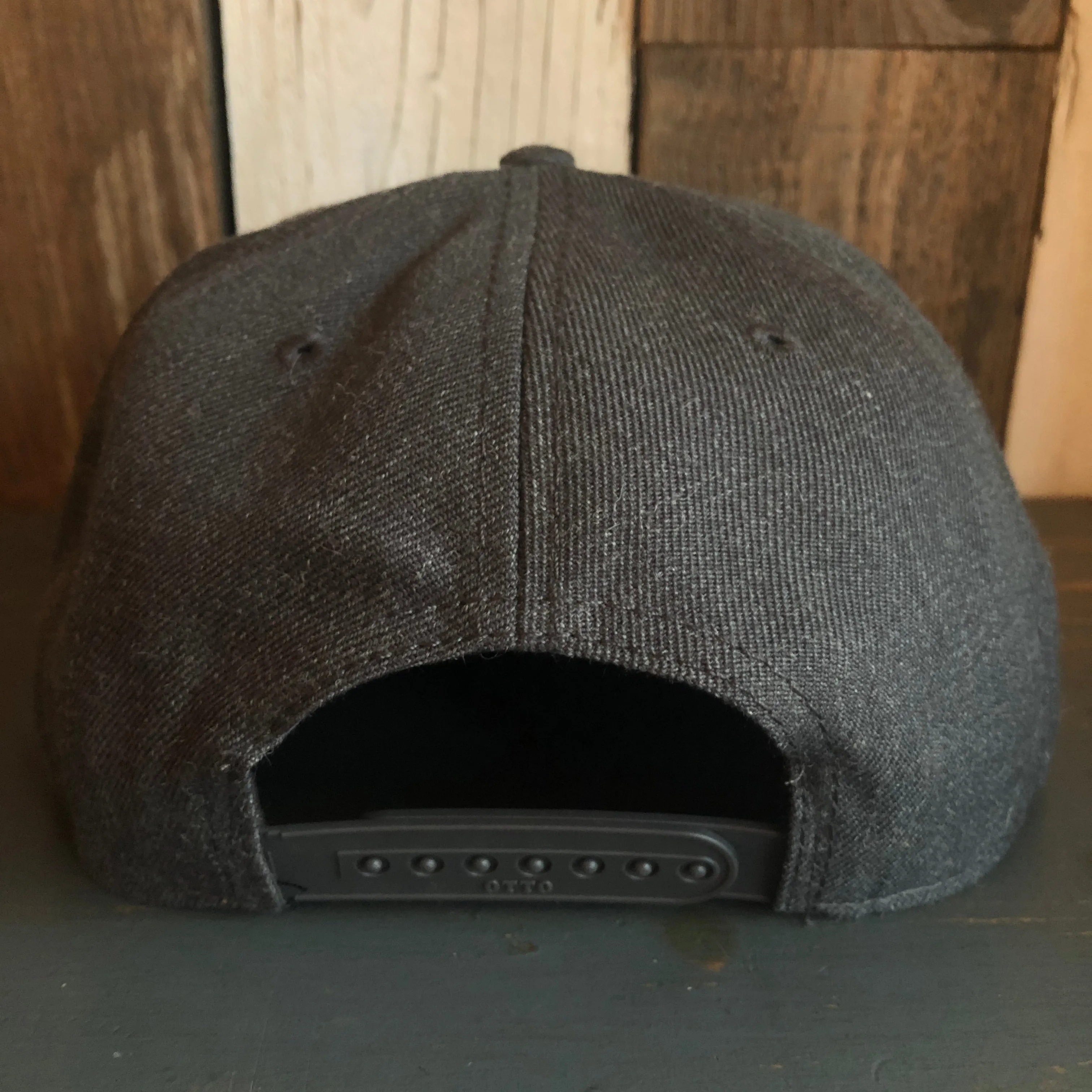 Hermosa Beach FIESTA 5-Panel Mid Profile Snapback Hat - Heather Black