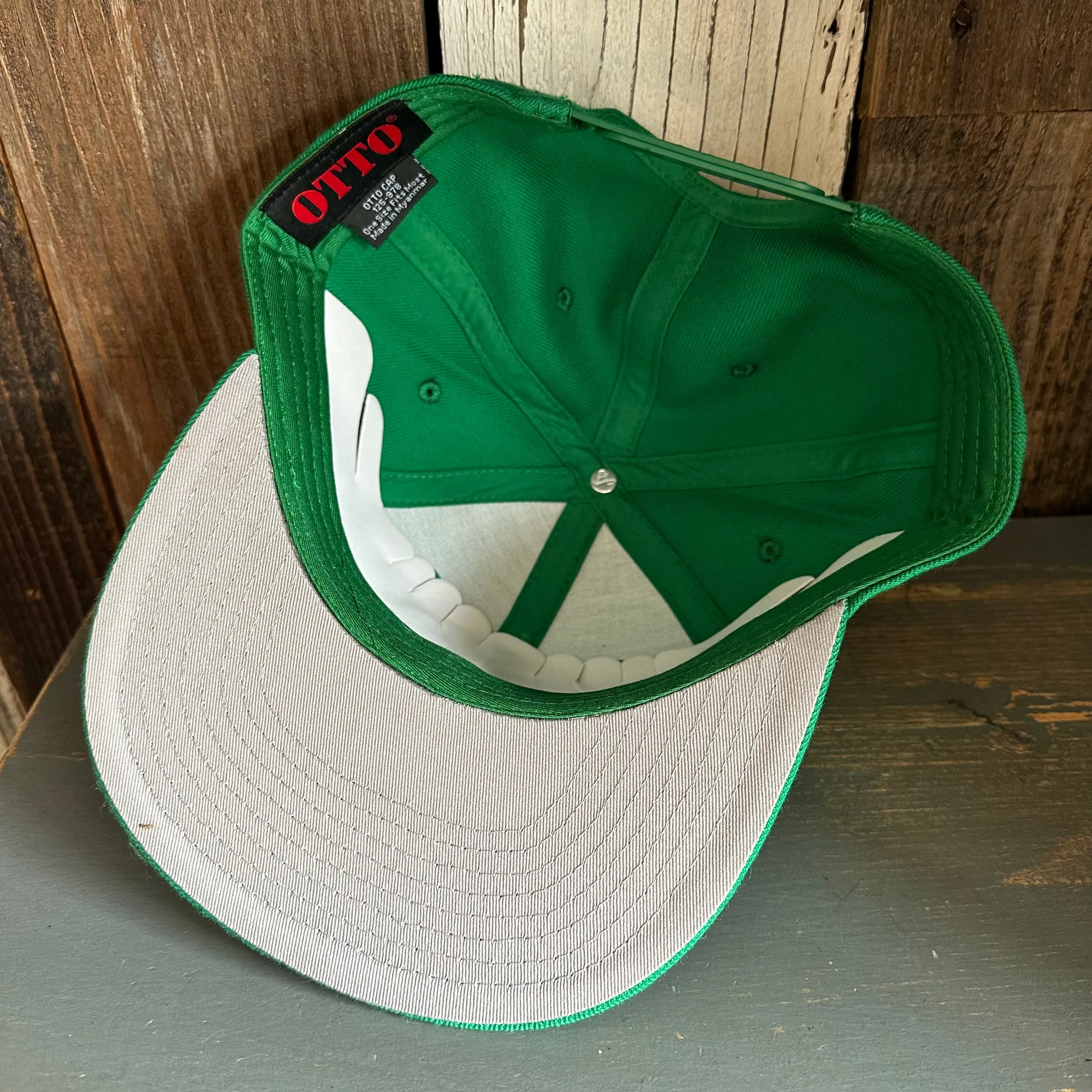 Hermosa Beach FIESTA FOREVER :: 6-Panel Mid Profile Snapback Hat - Kelly Green