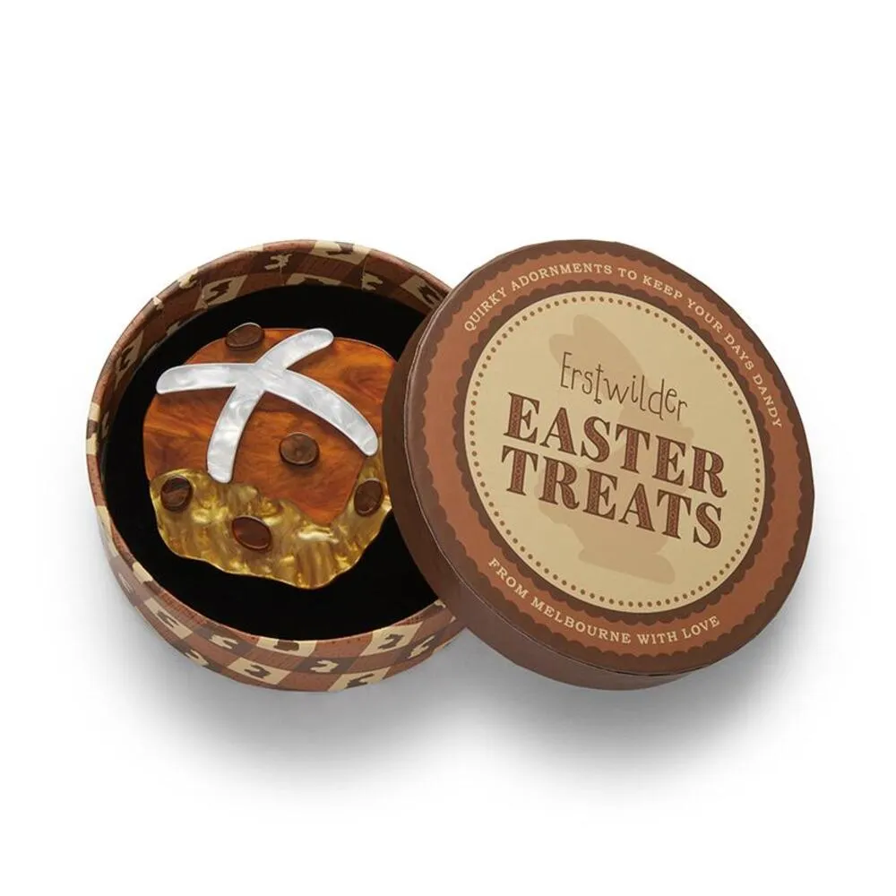 Hot Cross Cravings Brooch by Erstwilder