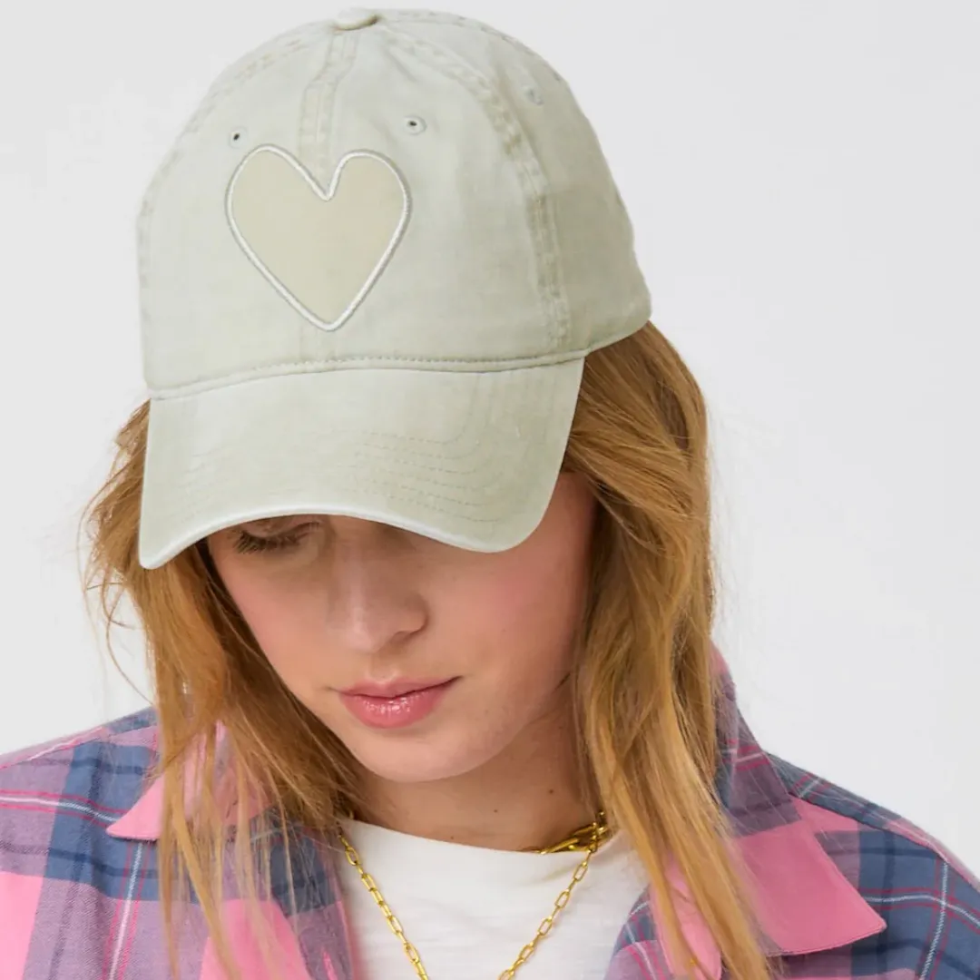 Imperfect Heart Hat (Stone Grey)