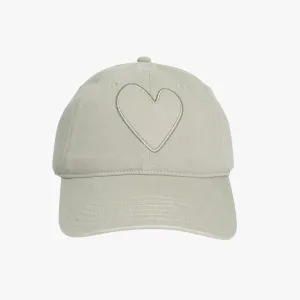 Imperfect Heart Hat (Stone Grey)