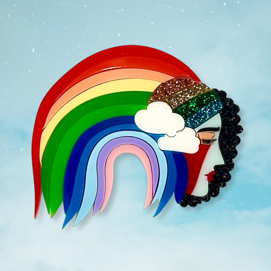 Iris Rainbow 🌈 - Brooch - Set of 4