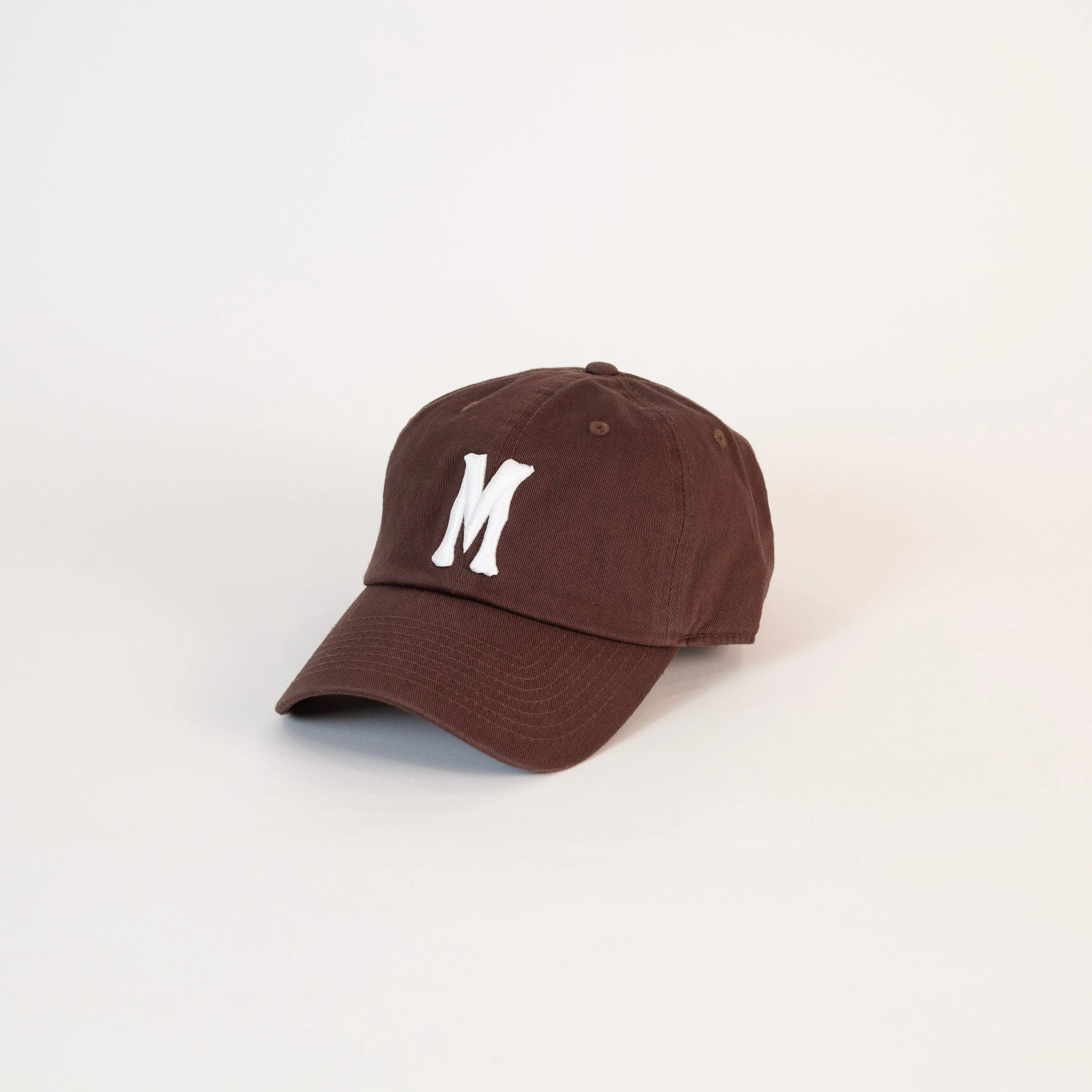 Letter Dad Hat (Brown   White Letter)