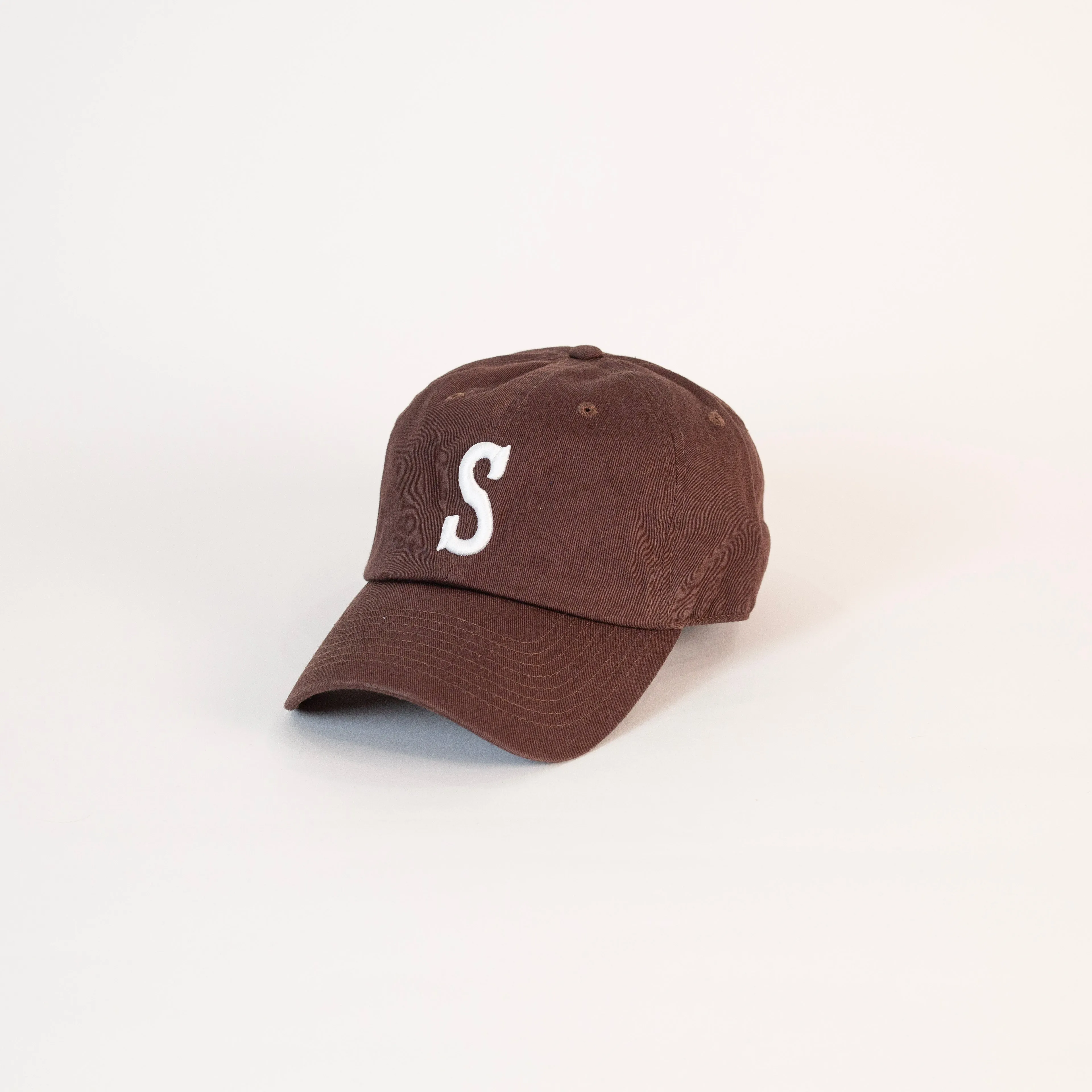Letter Dad Hat (Brown   White Letter)
