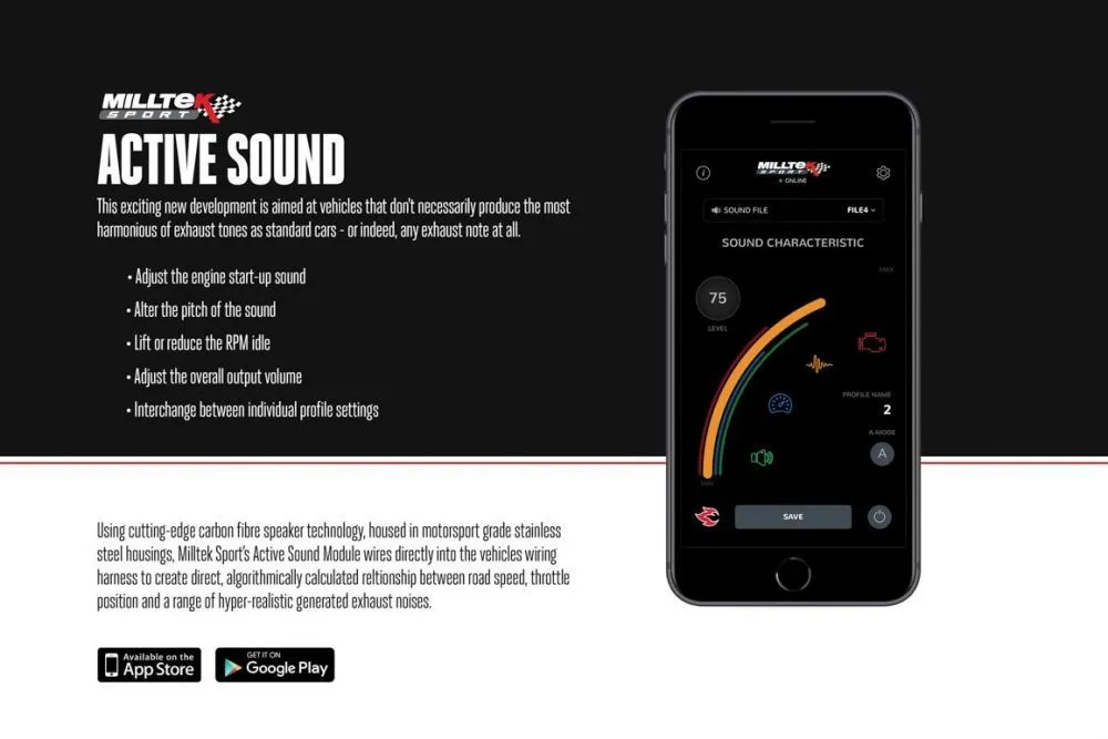 Milltek Sport - Active Sound Control - VW Caddy Maxi MK3 / MK4 2.0 TDi