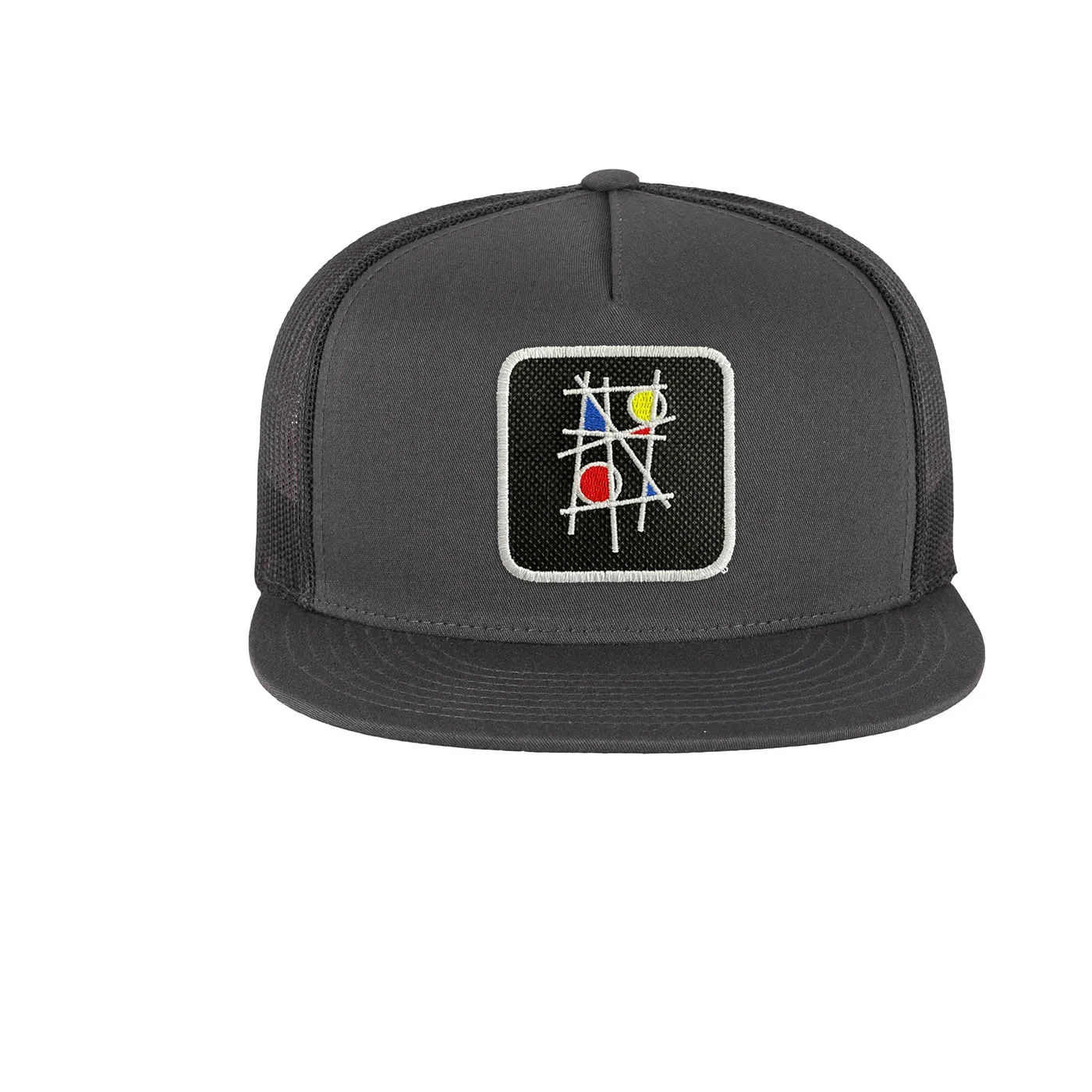 Mondorian Cap Arty Abstract Embroidered Baseball Hat by Forge Bros