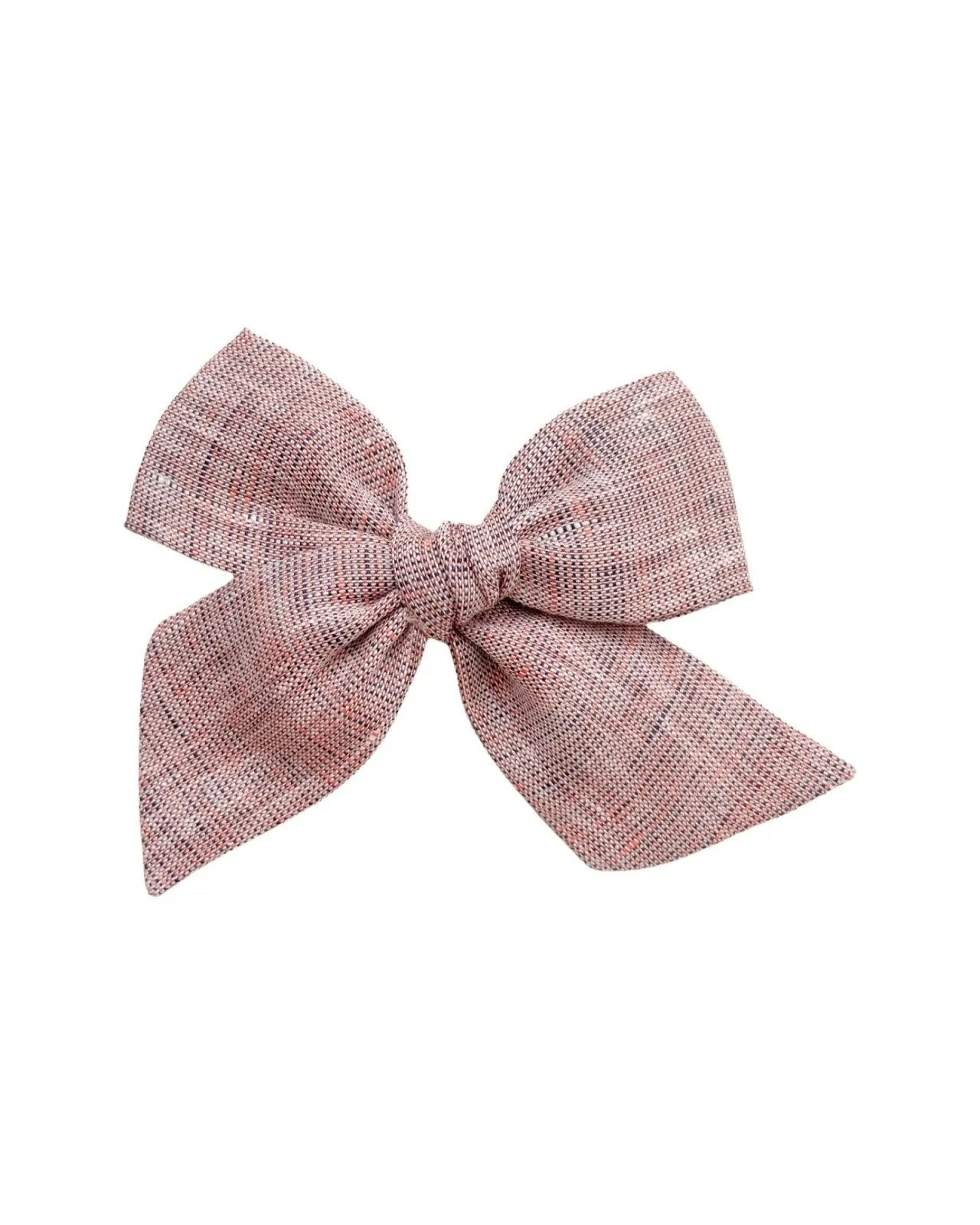 Pinwheel Bow | Monarch Gray - Alligator Clip