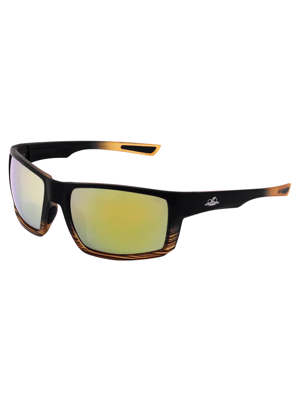 Sawfish™ Gold Mirror Performance Fog Technology Polarized Lens, Tortoise/Black Frame Safety Glasses - BH26719PFT