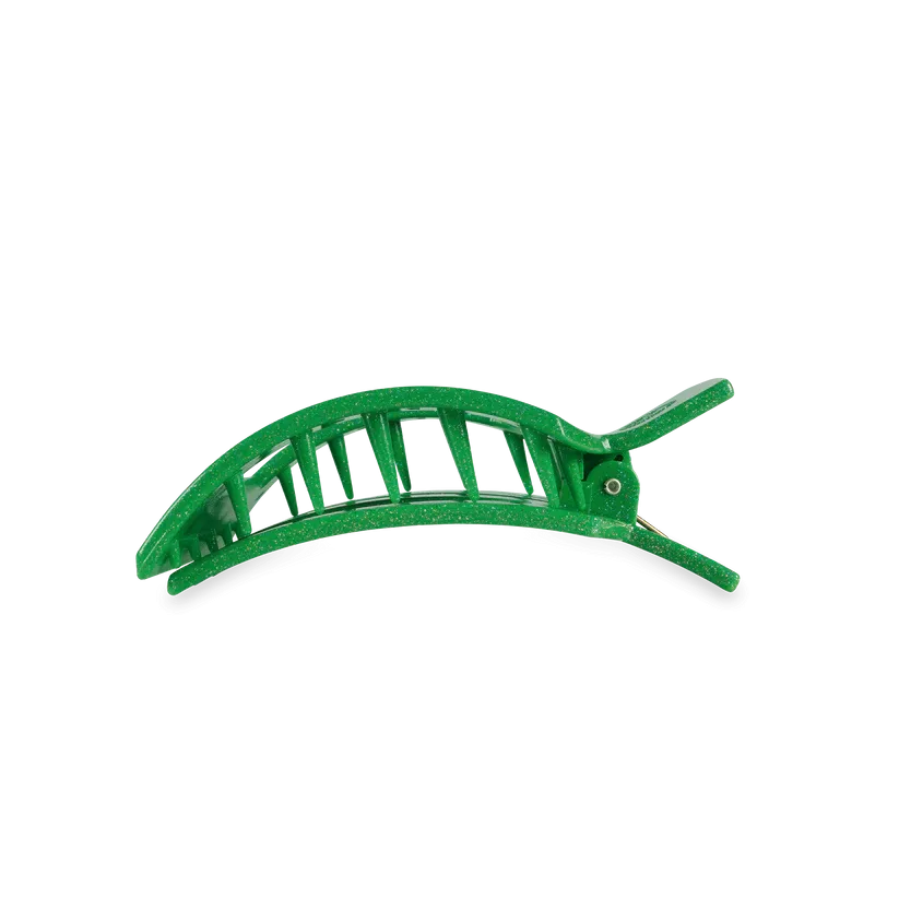Shamrock Shimmer Large Flat Square Teleties Clip