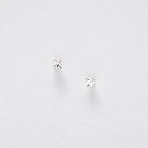 Sweet Pea Thank You Silver Earrings On Designer Card by Crumble and Core
