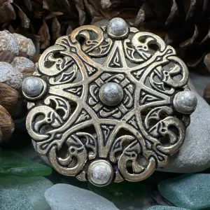 Trewhiddle Celtic Medieval Brooch