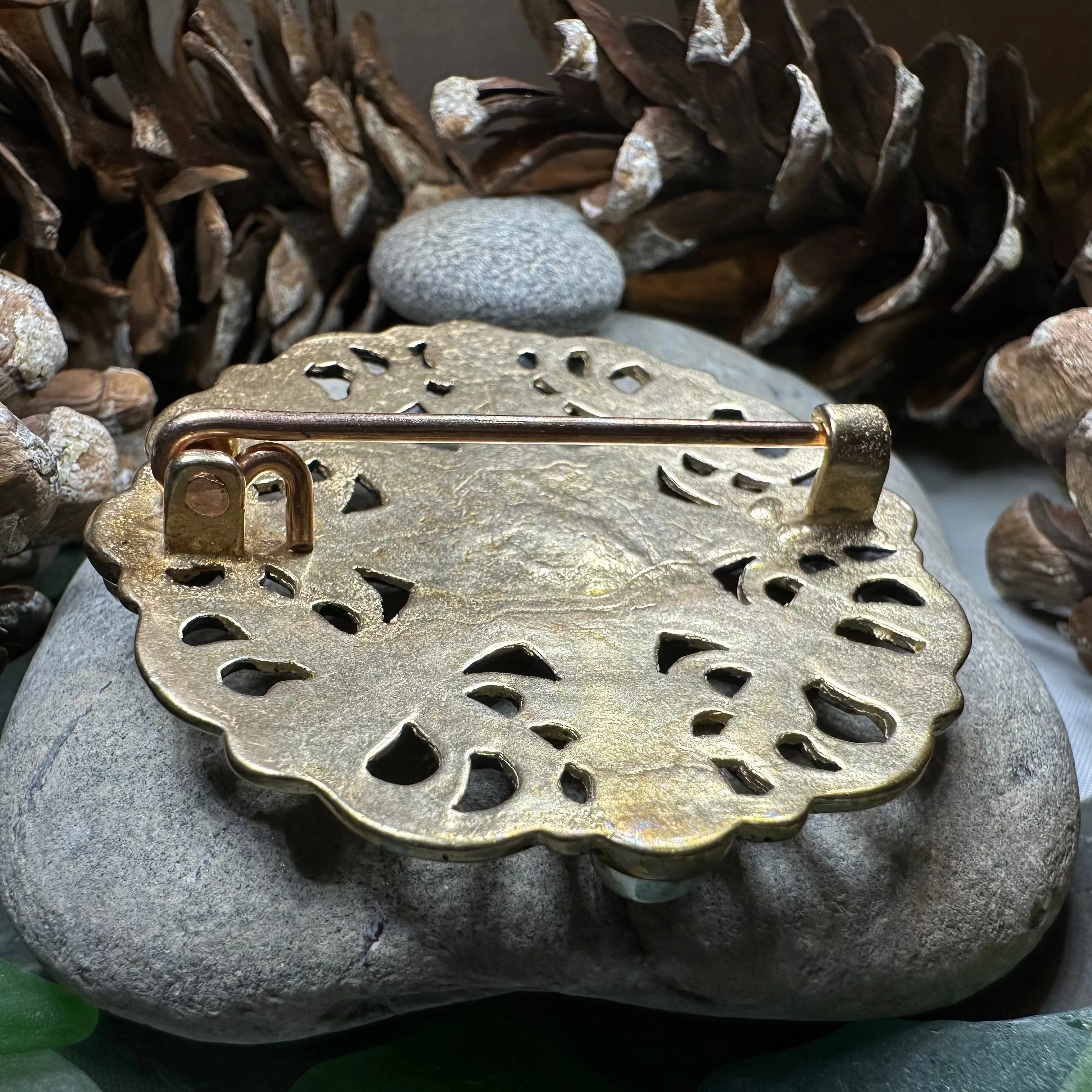 Trewhiddle Celtic Medieval Brooch