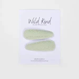 Wild Kind Elise Hair Clips - Sage