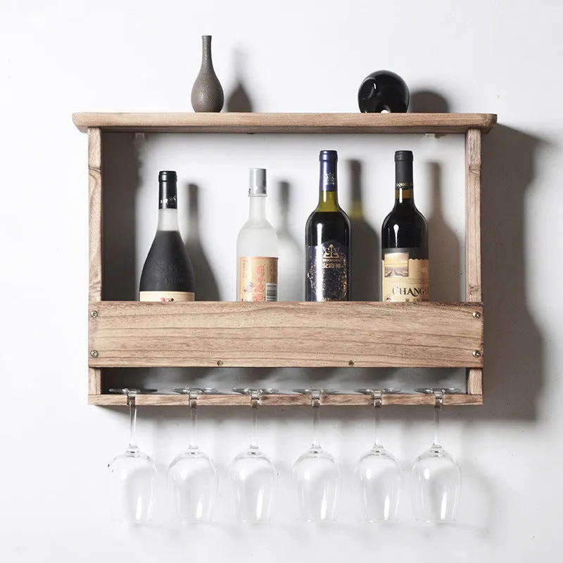 Wooden Wall Mounted Display Shelf