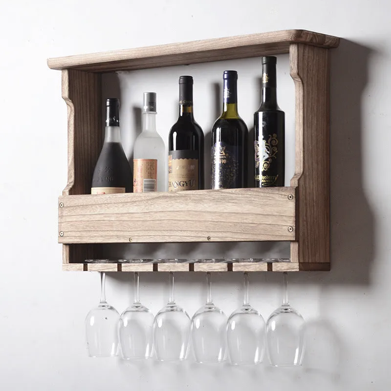 Wooden Wall Mounted Display Shelf