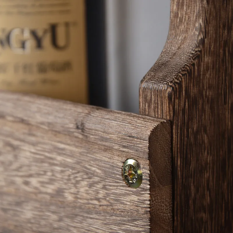 Wooden Wall Mounted Display Shelf